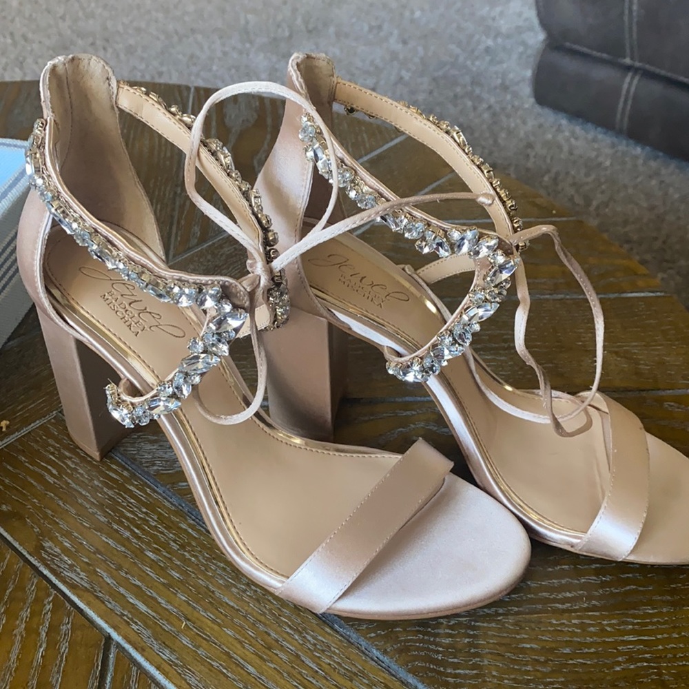 Jewel Badgley Mischka Wedding Shoes